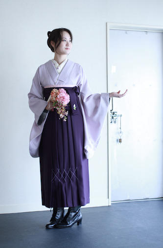 九重の二尺袖kimono
